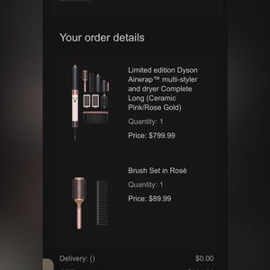 Dyson Limited Edition Airwrap Multi-Styler in Pink and Rose Gold